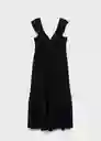 Vestido Ramona Negro Talla M Mujer Mango