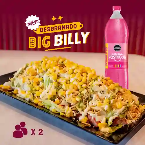 Desgranado Big Billy X2 + Gaseosa Gratis