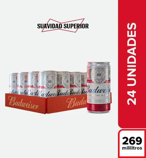 Budweiser Cerveza Rubia Tipo Lager