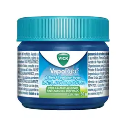 Vick VapoRub Ungüento Ayuda a calmar algunos síntomas del resfriado común con mentol eucalipto y alcanfor Tarro con 50g