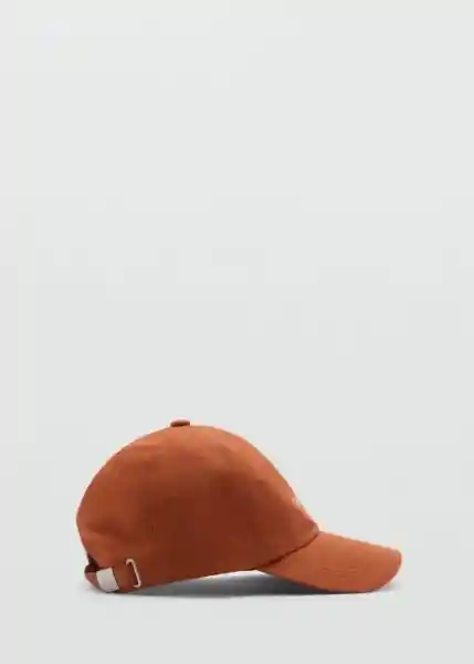 Gorra Quoteli Terracota Talla 99 Mujer Mango