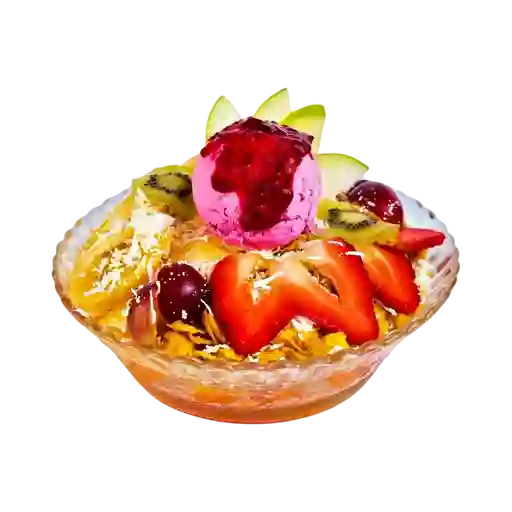 Ensalada de Frutas con Helado