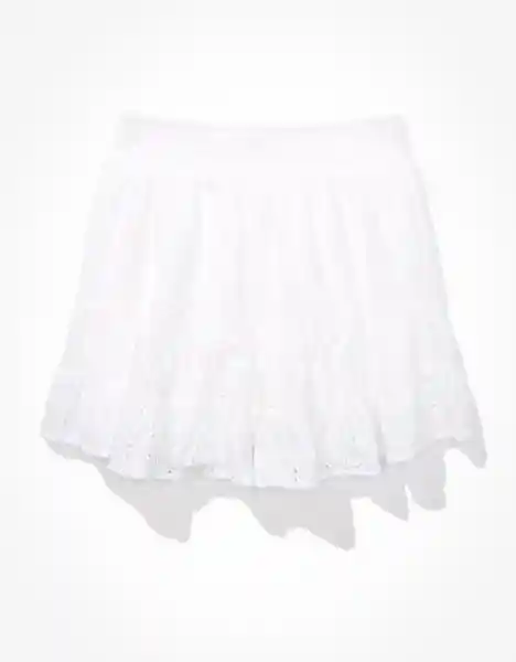 Falda Mujer Blanco Talla MEDIUM American Eagle