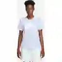 Nike Camiseta Tee Essntl Icn Ftra Para Mujer Morado Talla S