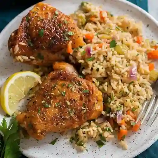 Combo arrok 1/4 pollo