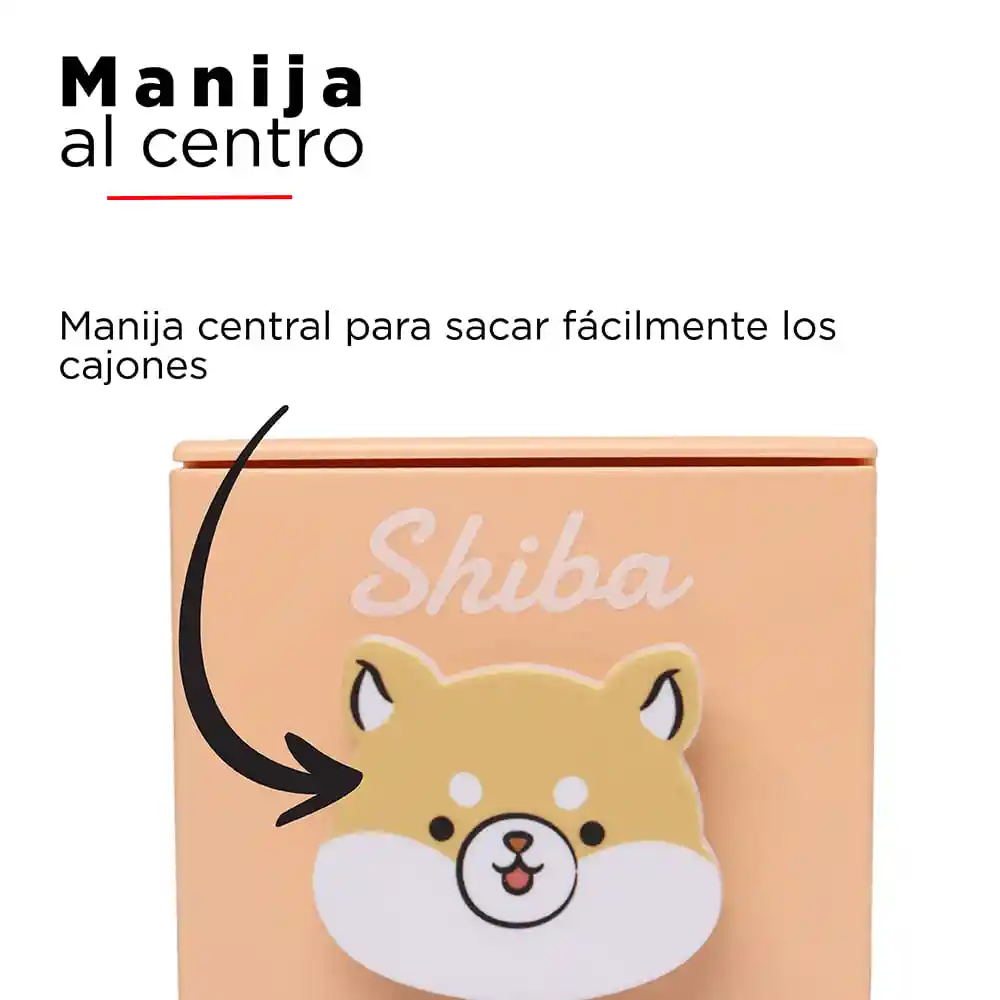 Miniso Organizador de Plástico Compacto Shiba Mini Family Sports