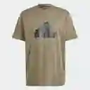 Adidas Camiseta Fi Bos T Hombre Verde S