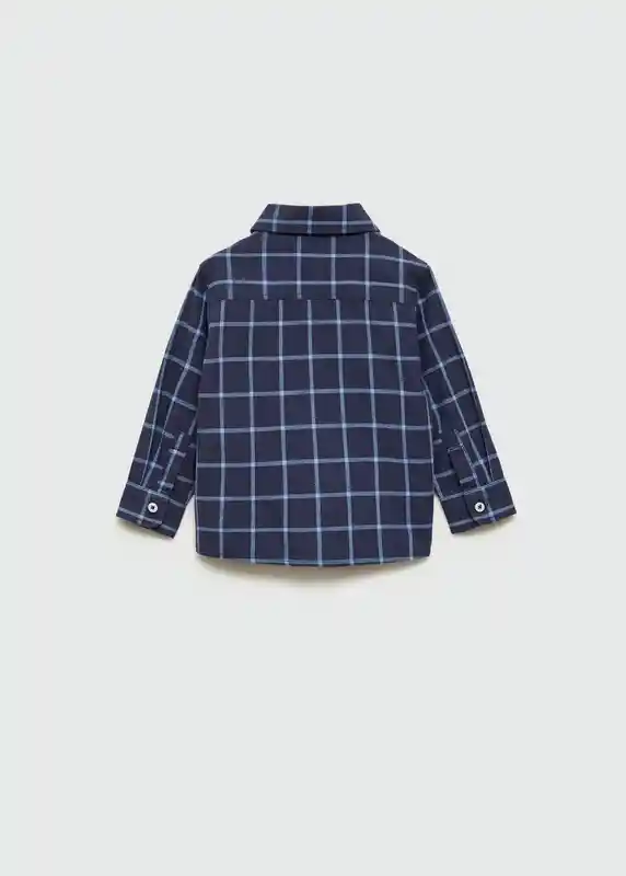 Camisa Nilb Navy Talla 97 Niños Mango