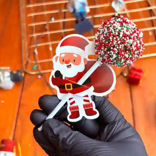 Cake pop con tarjeta