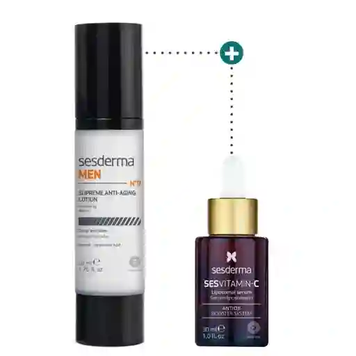 Sesderma Kit Sérum Sesvitamin-C Gratis Men Antiaging + Loción