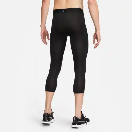 Nike Licra Tight Capri Para Entrenamiento Hombre Blanco T XL