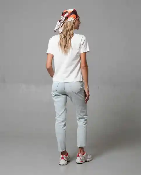 Camiseta Mujer Crudo Talla L 203G018_CRU110104 Rifle