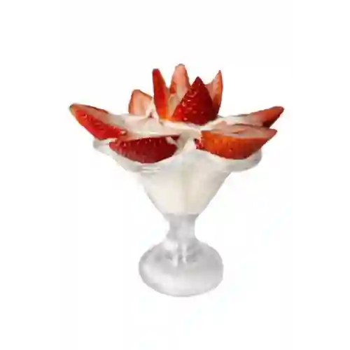 Fresas con Crema Pequeñas