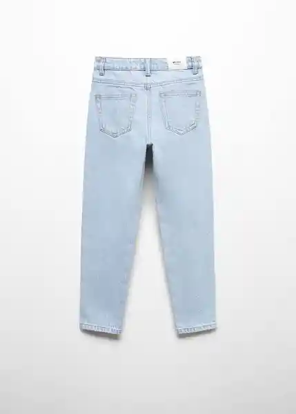 Jean Mom6 Tejano Niñas Claro Talla 12 Mango