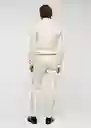 Buzo Jersey Marías Off White Talla L Hombre Mango