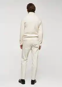 Buzo Jersey Marías Off White Talla L Hombre Mango