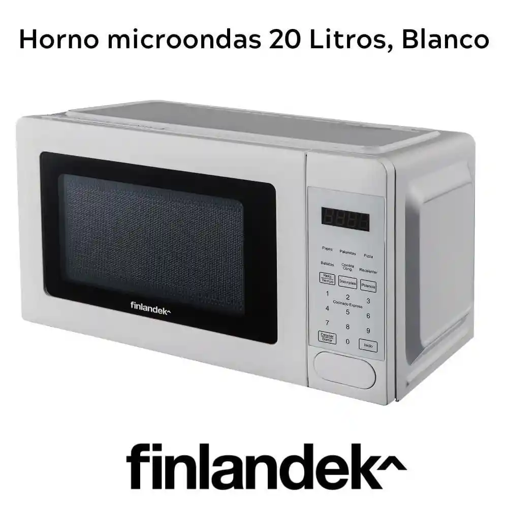 Finlandek Horno Microondas De 20L Blanco