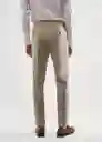 Pantalón Brasilia Beige Talla 42 Hombre Mango