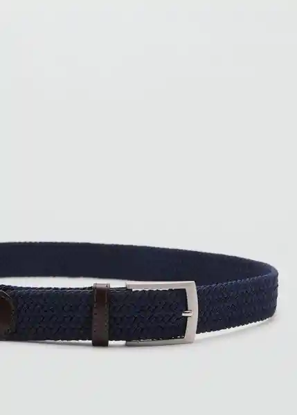 Cinturón Elastic Navy Talla 90 Hombre Mango