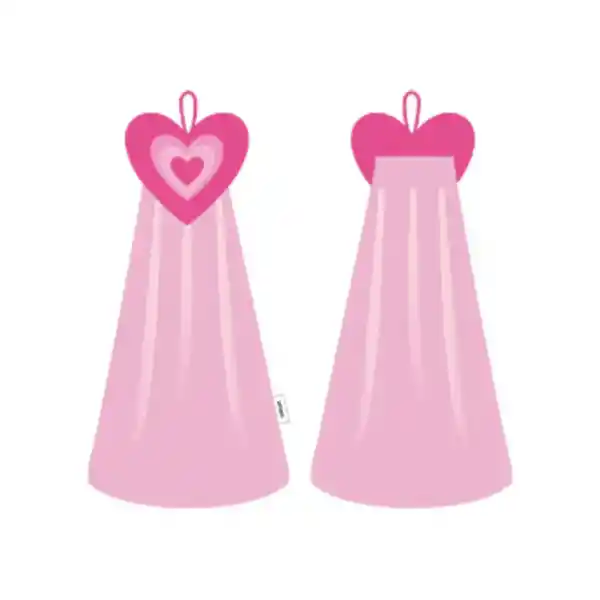 Toalla Para Manos Bordada Corazón Serie Cherry Valentine Miniso