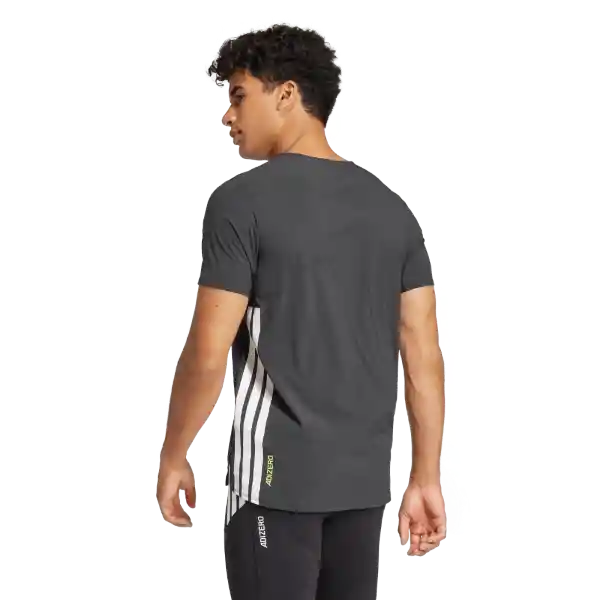 Adidas Camiseta Manga Corta Adizero M Correr Negro Talla XL