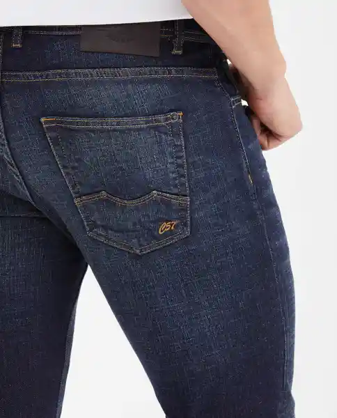 Jean Súper Slim Azul Dark Ultraoscuro Talla 30/32 Chevignon