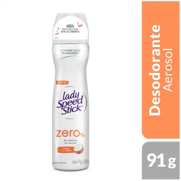 Lady Speed Stick Desodorante Mujer Freshc Coco Spray Zero