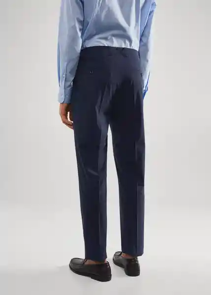 Pantalón Brasilia Índigo Talla 36 Hombre Mango