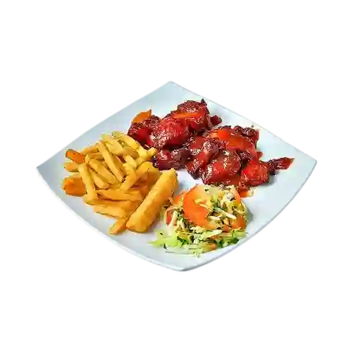 Super Almuerzo con Costillas Bbq