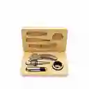Kit Vino Caja Bambú Ambiente Gourmet