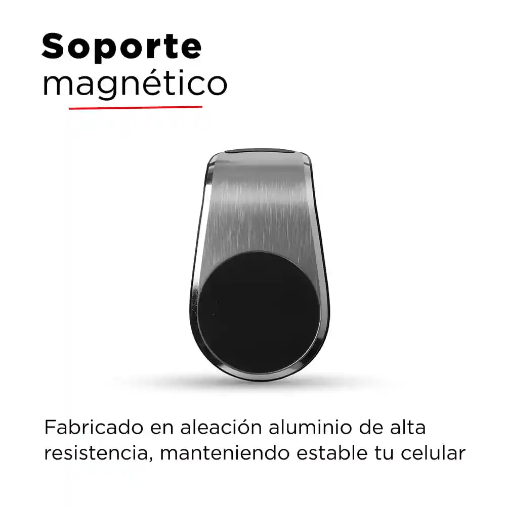 Miniso Soporte Para Teléfono Magnético Para Ventilación Plateado