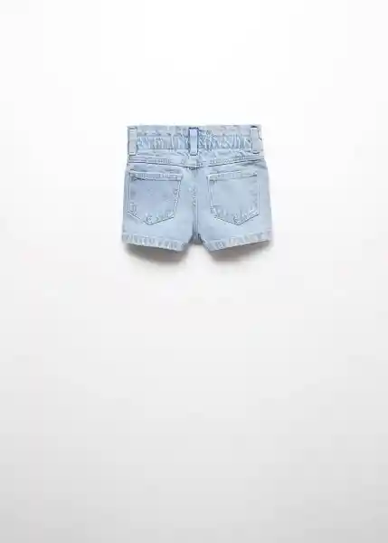 Short Galab Tejano Claro Talla 72 Niñas Mango