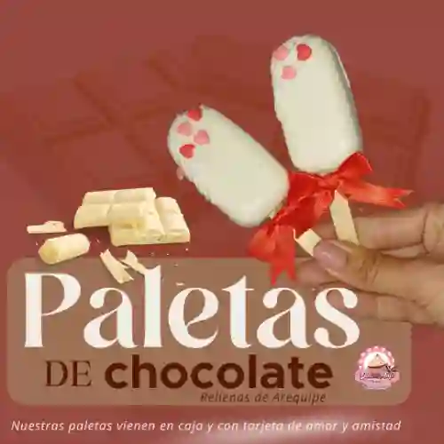 Paletas de Chocolate- Corazones