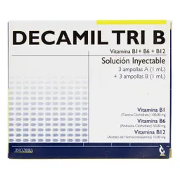 Decamil Tri B Vitaminas en Solución Inyectable