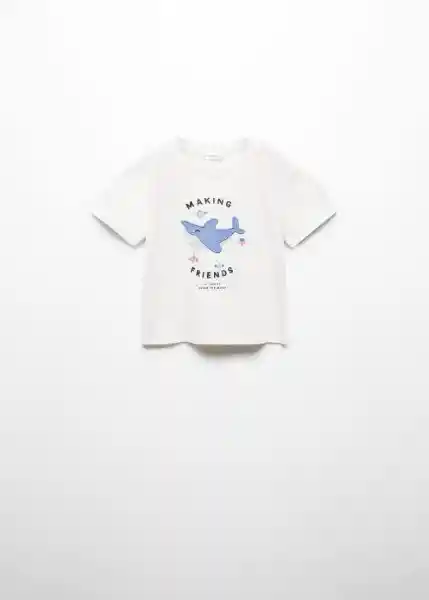 Camiseta Tibu Off-White Talla 70 Niño Mango