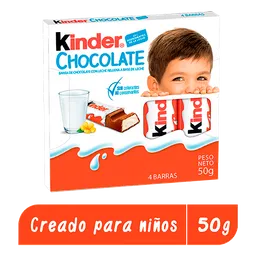Kinder Barra Chocolate Niños