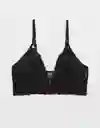 Top Bralette Aerie Negro Talla Medium American Eagle