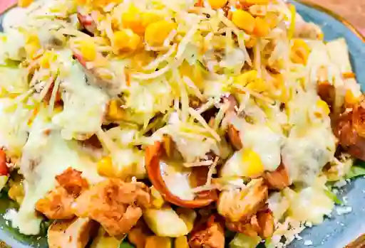 Salchipapa Pollo Ranchera