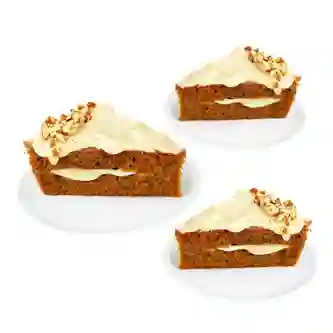 Torta de zanahoria - 3 porciones