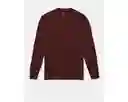 Camiseta Larga Hombre Vinotinto Talla X-Small American Eagle