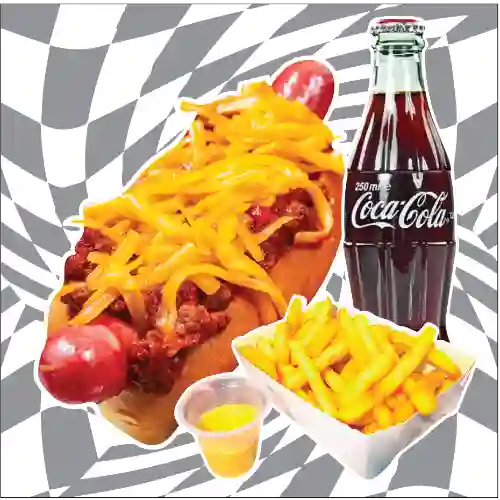 Chili Cheese Dog en Combo