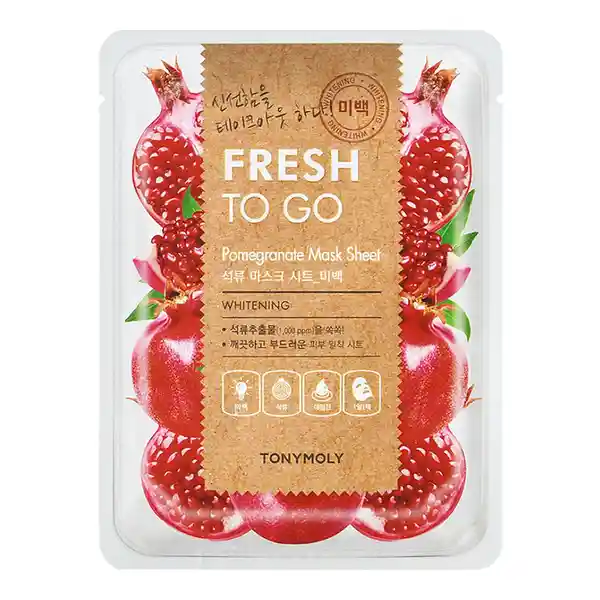 tonymoly mascarilla facial fresh to go pomeGranate sheet