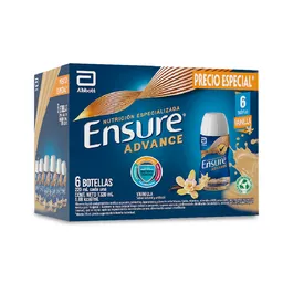 Ensure Advance Vainilla Con Proteína + Hmb Líquido Caja x 6 Und