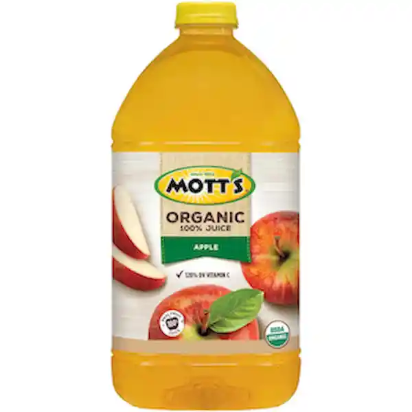 Motts Jugo de Manzana 100% Orgánico Sin Azúcar Añadida