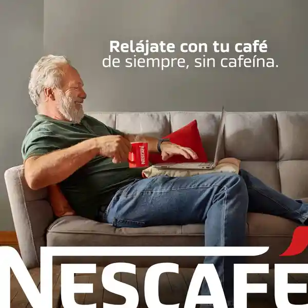 Café descafeinado NESCAFÉ DECAF instantáneo x 100g