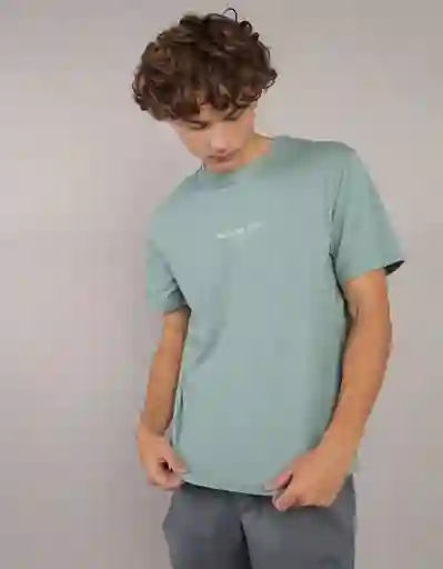 Camiseta Hombre Azul Talla MEDIUM 4290395 American Eagle