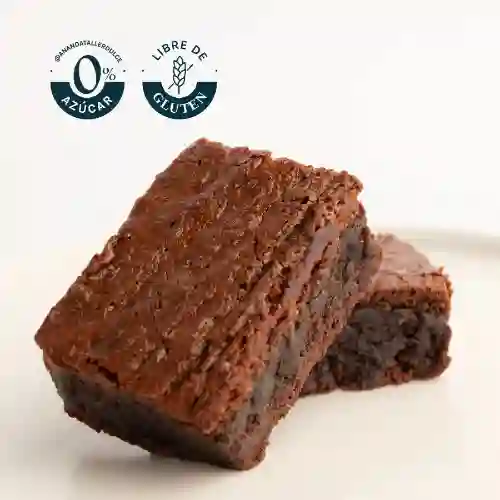 Brownie Chocolate Sin Gluten Cero Azúcar