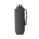 Botella Plástico de Silicona Portátil de Silver Grey Gris Miniso