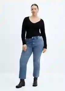 Jean Sienna Tejano Medio Talla 32 Mujer Mango