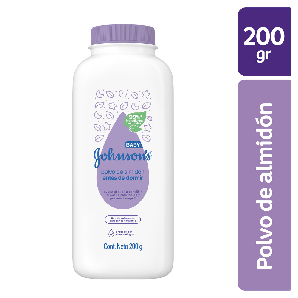 Polvo para Bebé JOHNSON’S Antes de Dormir 200 GR